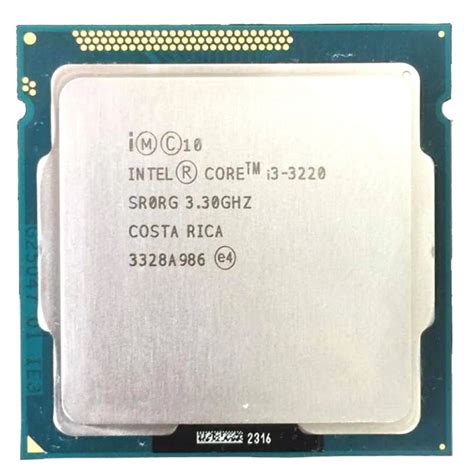 Intel 3rd Generation Core I3 3220 3 3 Ghz Lga 1155 Socket 2 Cores Desktop Processor Byte 4 Pc