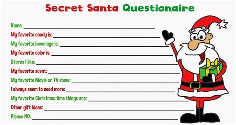 Secret Santa Clues Template Here Are More Higher Such Template