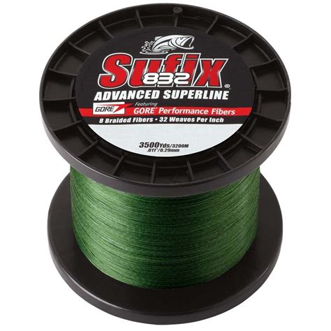 Sufix Advanced Superline Braid Lb Low Vis Green Yds