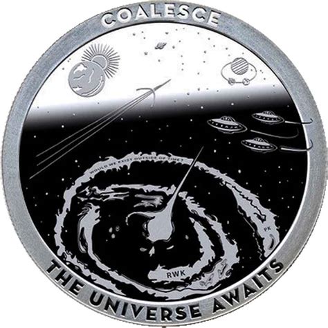 Oz Coalesce Silver Round Envision Series New Proof Like L Bgasc