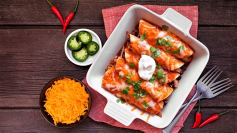 Enchiladas Au Poulet Et Cheddar Facile Et Rapide D Couvrez Les