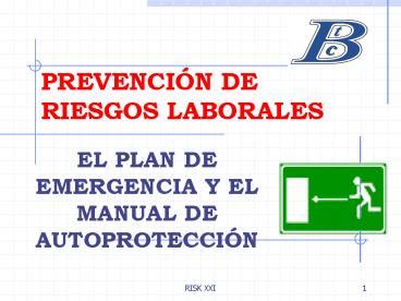 PPT PREVENCIN DE RIESGOS LABORALES PowerPoint Presentation Free To