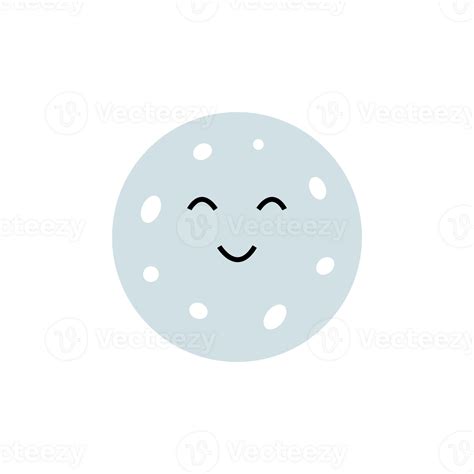 Happy Moon Character 28286962 Png