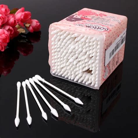 200pcs Double Head Ended White Clean Cotton Swabs Buds Q Tip Medical