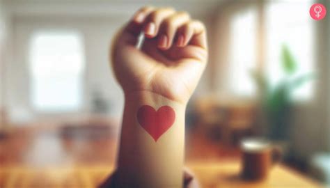 8 Awesome Heart Wrist Tattoo Design, Ideas With Meanings