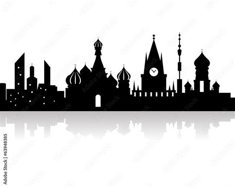 Vecteur Stock Moscow Silhouette Adobe Stock