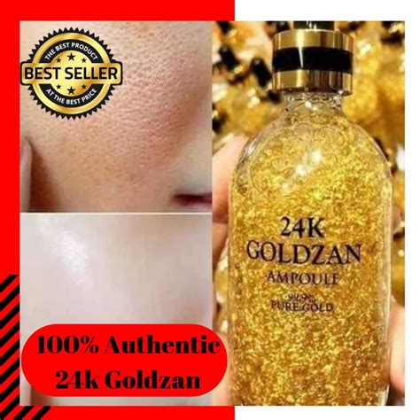 Authentic 24k Goldzan Ampoule 99 9 PURE GOLD Lazada PH