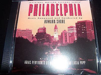 Philadelphia Original Motion Picture Score Soundtrack CD By Howard ...