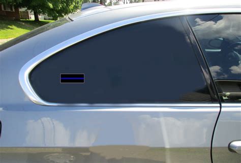 Support Police Blue Line Bumper Sticker - U.S. Custom Stickers