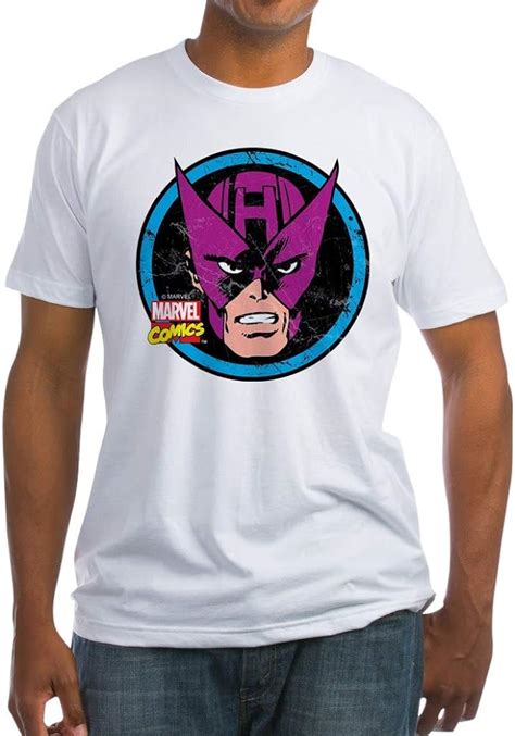 Cafepress Hawkeye Face Fitted T Shirt Fitted Tee Clothing