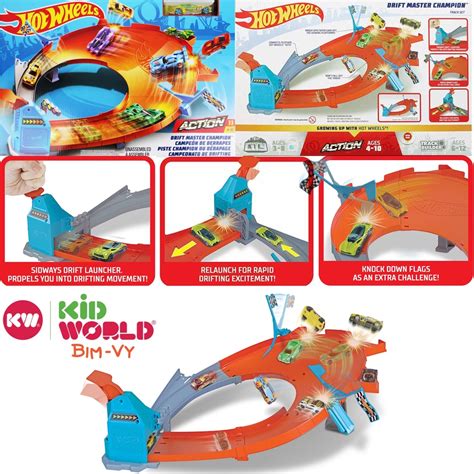 B Ng Ray Ua Hot Wheels Drift Master Champion Playset Gbf Shopee Vi T Nam