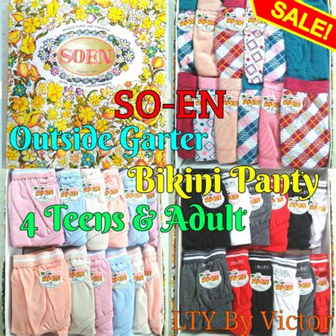 Original So En Bikini Panty For Teens And Adult Bbc Pcs Pcs Outside Garter Soen