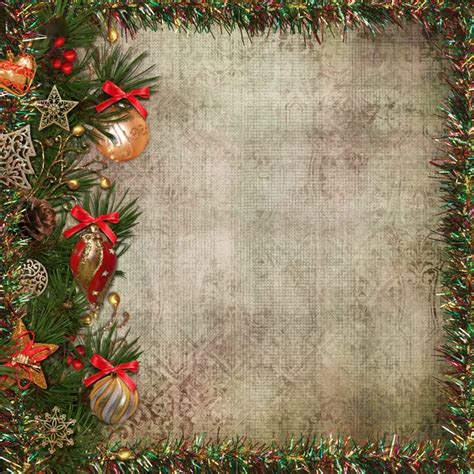 Christmas Nice Vintage Background Stock Photo By ©chiffa 36217421