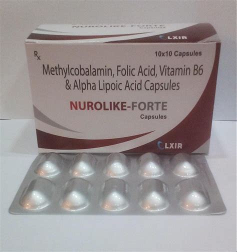 Methylcobalamin Mcg Folic Acid Mg Vitamin B Mg Alpha Lipoic