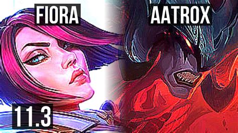 FIORA Vs AATROX TOP Rank 4 Fiora 9 Solo Kills 400 Games BR