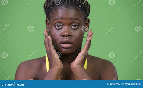 Young African Woman Looking Shocked Stock Video Video Of Woman