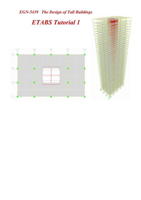 Pdf Lecture Etabs Tutorial Dokumen Tips