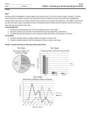 Analyzing And Interpreting Scientific Data Worksheet Answers