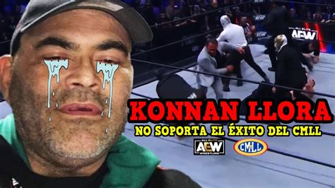 Konnan Llora Por Invasi N De Cmll En Aew M Stico Fuera De Aew