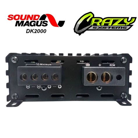 Sound Magus DK2000 2000w RMS Class D Mono Block Car Amplifier