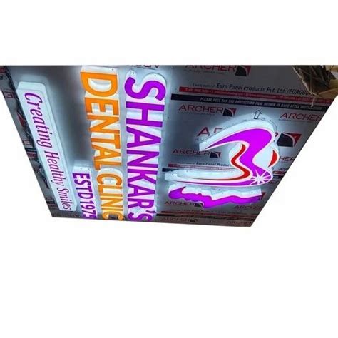 Multi Colour Led Sign Board Operating Temperature Degree Celsius