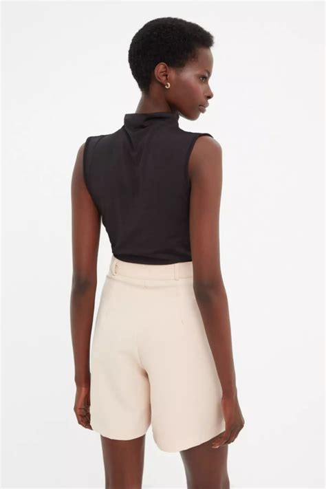 Buy Trendyol Mock Neck Sleeveless Bodysuit 2024 Online Zalora