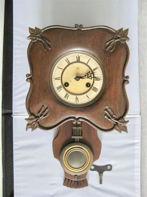 Wall Clock Junghans Wood Teak 1910 1920 Catawiki