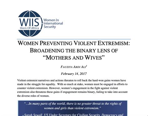 Conflict & Gender-Based Violence - Women In International Security