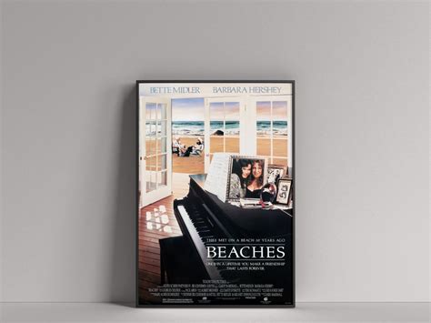 Beaches 1988 11x17 Movie Film POSTER bette Midler, Barbara Hershey - Etsy