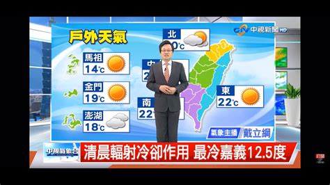 2021 12 02中視午間新聞 氣象時間 Youtube