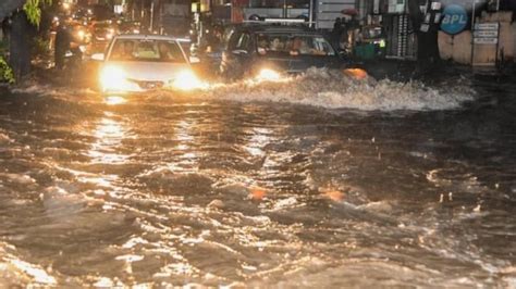 Bengaluru Under Water Again Heavy Rains Lash City Roads Waterlogged