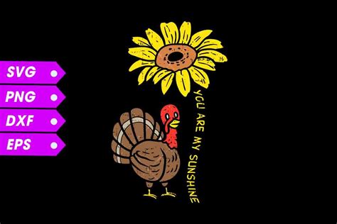 Sunflower Sunshine Turkey Svg Graphic By Như Thuần Vi · Creative Fabrica