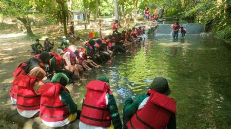 Sambut Libur Nataru Pengelola Wisata Citumang Pangandaran Pasang Plang