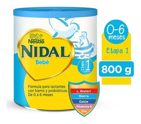 Leche De F Rmula En Polvo Nestl Nidal En Lata De G A Meses