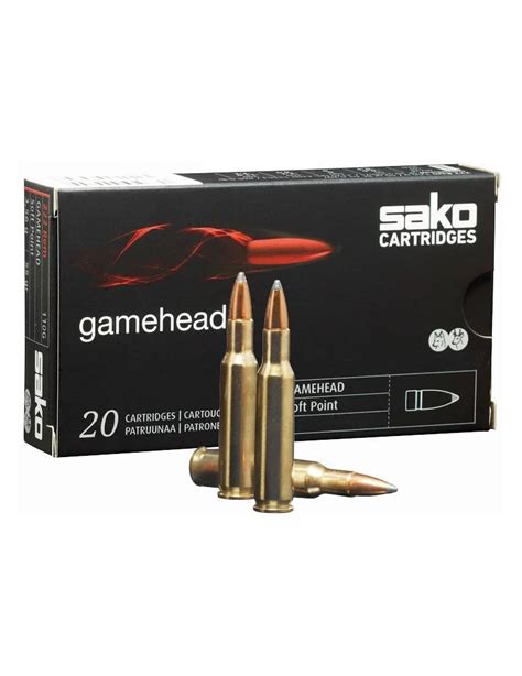 Munition De Grande Chasse Sako 308 Win Gamehead 123gr Natusport