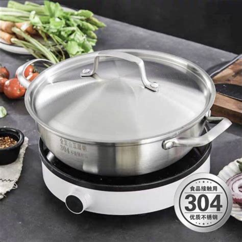 Taiban 28 Cm 304 Stainless Steel Multi Purpose Hot Pot Furniture Home Living Kitchenware