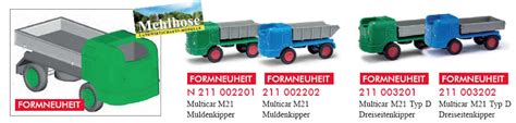 Busch 211002201 A24 Multicar M21 Muldenkipper grün