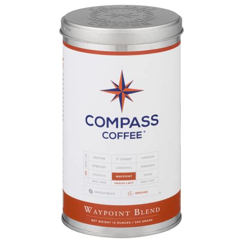 Save On Compass Coffee Waypoint Blend Dark Roast Ground Order Online Delivery Giant