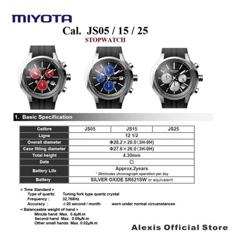 Miyota Js Quartz Watch Movement With Day At Position Gifts You