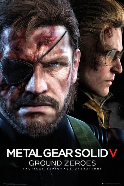 Poster Metal Gear Solid V The Phantom Pain Ground Zeroes Game Cover