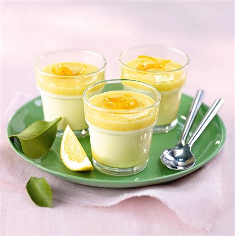 Recette Panna Cotta Au Lemon Curd Marie Claire