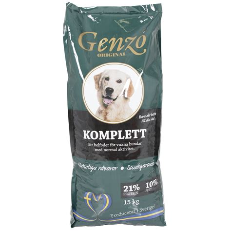 Genzo Komplett 15 Kg Hundefoder Hundemad Hylte Hunting Outdoor