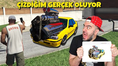 DÜNYANIN EN BÜYÜK ARABA MOTORUNU ÇIZDIM BAKIN NE OLDU GTA 5 MODS