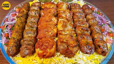 Turkish Chicken Kebab Platter With Kg Chicken Recipe By Aqsa S Cuisine