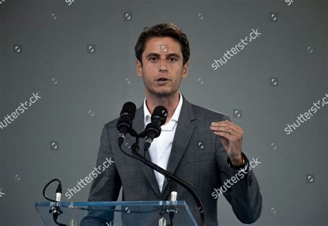 Gabriel Attal During Regional Meeting List Editorial Stock Photo ...