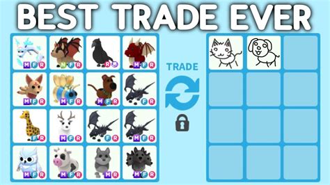 100 BEST ADOPT ME TRADES YouTube