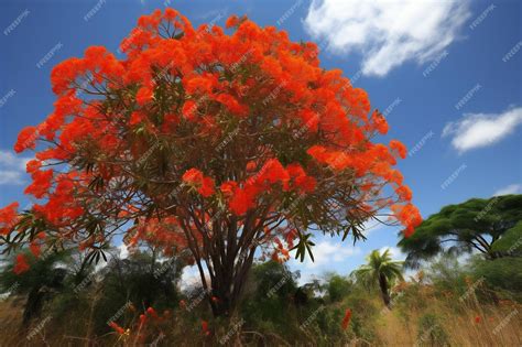 Blue Flamboyant Tree