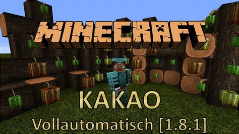 Minecraft Minitutorial Kakao Automatische Farm Hd Youtube