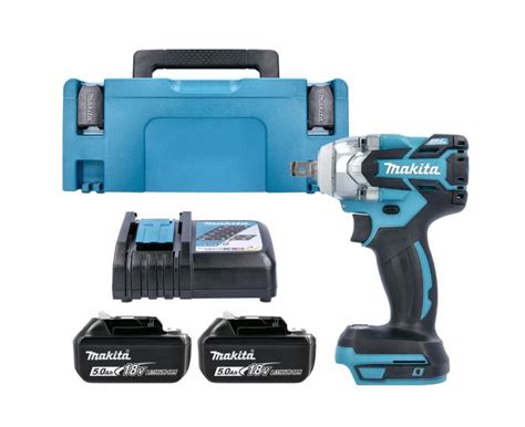 Makita DTW285RTJ 18V LXT Cordless Brushless 1 2 Impact Wrench With 2 X