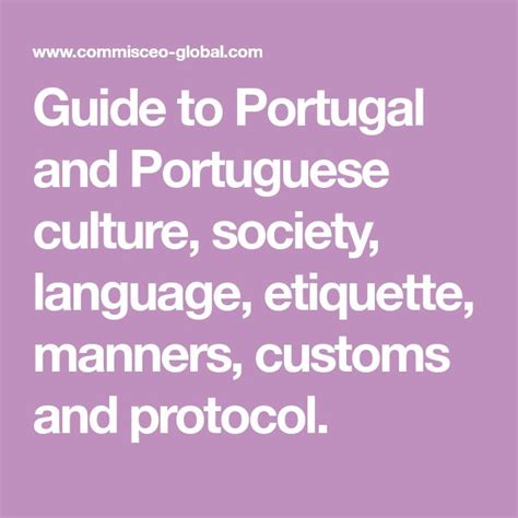 The Words Guide To Portugal And Portuguese Culture Society Language